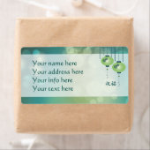 Twee groene lantaarns "Zegen" Etiket (Insitu)