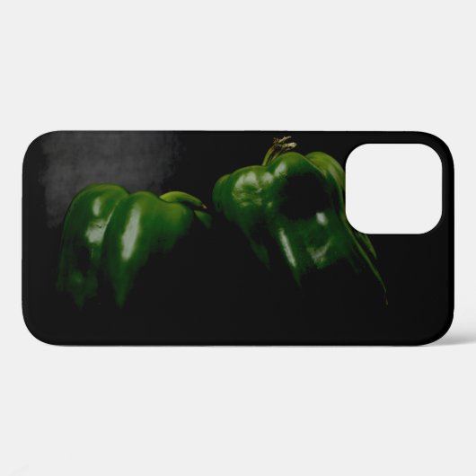 Twee groene paprika's iphm Case-Mate iPhone case (Achterkant (horizontaal))