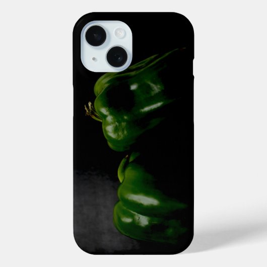 Twee Groene Peppers iphcnm Case-Mate iPhone Case (Achterkant)