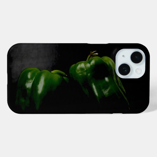 Twee Groene Peppers iphcnm Case-Mate iPhone Case (Achterkant (horizontaal))