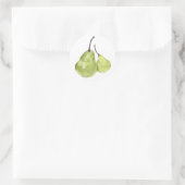 Twee groene peren Sticker (Tas)