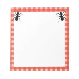 Twee groene zwarte reuzen rode witte spelgrens notitieblok