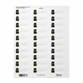 Twee Grooms Custom Gay Bruiloft Retouradres Label (Full Sheet)