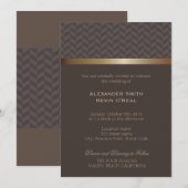 Twee Grooms-Gay Bruiloft ı Uitnodiging (Voorkant / Achterkant)