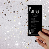 Twee Grooms Gay Tuxedo Weddenrenmenu Menu