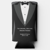 Twee Grooms Groomsmen Gifts Seltzer Koelbox Seltzer Blikjeskoeler (Voorkant)