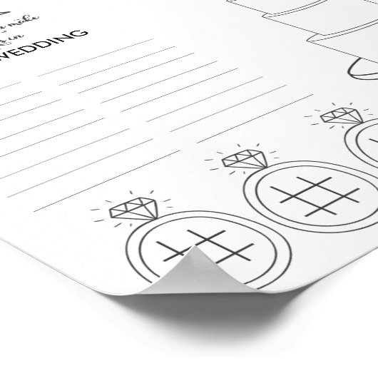 Twee Grooms homo Weddenschap Kleur en Activiteit P Poster (Hoek)