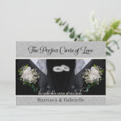 Twee Grooms Tuxes Commitment Ceremonie Kaart (Staand voorkant)