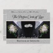 Twee Grooms Tuxes Commitment Ceremonie Kaart (Voorkant / Achterkant)