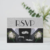 Twee Grooms Wedstrijkstokken RSVP (Staand voorkant)