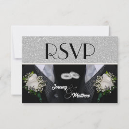 Twee Grooms Wedstrijkstokken RSVP