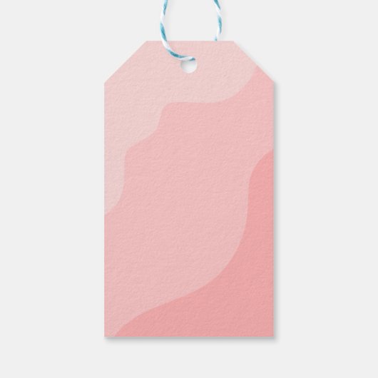 Twee Groovy 2de verjaardag Boho Daisy Favor Cadeaulabel (Achterkant)