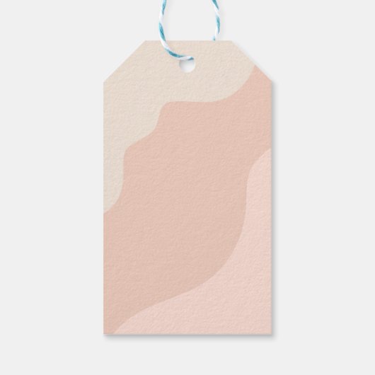 Twee Groovy 2de verjaardag Boho Daisy Favor Cadeaulabel (Achterkant)