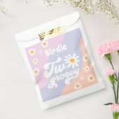 Twee Groovy 2de verjaardag Boho Retro Daisy Bedankzakje (Gezegeld)