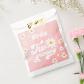 Twee Groovy 2de verjaardag Boho Retro Daisy Bedankzakje (Gezegeld)