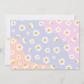 Twee Groovy 2de verjaardag Boho Retro Daisy Kaart (Achterkant)