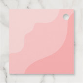 Twee Groovy 2e verjaardag van de Retro Daisy Parti Bedankjes Labels (Achterkant)