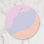 Twee Groovy 2e verjaardag van de Retro Daisy Parti Bedankjes Labels (Achterkant)