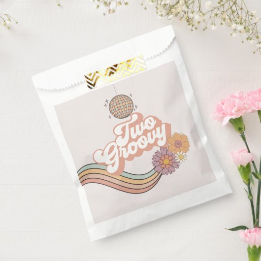 Twee Groovy 2e verjaardagsfeestje Bedankzakje (Gezegeld)
