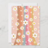 Twee Groovy 5e Verjaardag Regenboog Vrede Liefde P Kaart (Achterkant)