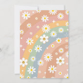 Twee Groovy 5e Verjaardag Regenboog Vrede Liefde P Kaart (Achterkant)