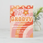 Twee Groovy Birthday Kaart (Staand voorkant)