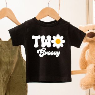 TWEE Groovy Daisy 2e Eerste Verjaardag Kinder Shirts