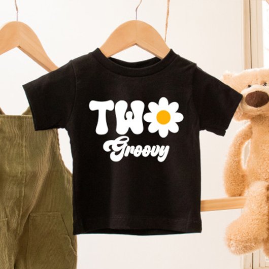 TWEE Groovy Daisy 2e Eerste Verjaardag Kinder Shirts