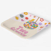 Twee Groovy Disco Ball 2e verjaardagsfeestje Papieren Bordje (Gebogen)