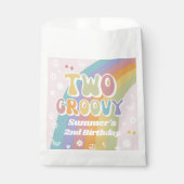 Twee Groovy Favor Bags | Groovy Birthday Bedankzakje (Voorkant)