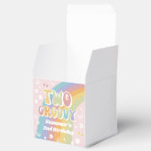 Twee Groovy Favor Box | Groovy Party Favors Bedankdoosjes (Geopend)