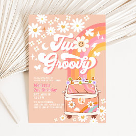 TWEE Groovy Girl Roze Perzik Van Daisy 2de Verjaar Kaart