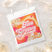 Twee Groovy Kleurrijke Meisje Verjaardag Bedankzakje (Geknipt)