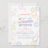 Twee groovy pasta-kleuren: zondag, tweede verjaard kaart (Voorkant)