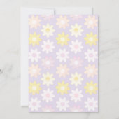 Twee groovy pasta-kleuren: zondag, tweede verjaard kaart (Achterkant)