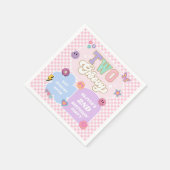 Twee Groovy Preppy Patch 2e verjaardagsfeestje Servet (Hoek)