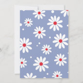 Twee Groovy Retro 2e Verjaardag uitnodiging (Achterkant)