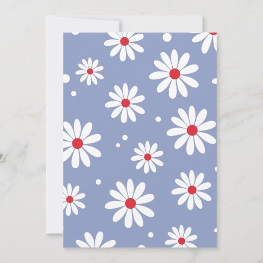 Twee Groovy Retro 2e Verjaardag uitnodiging (Achterkant)