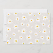 Twee Groovy tweede verjaardag tweede Retro Boho Da Kaart (Achterkant)