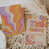 Twee Groovy Uitnodiging | Uitnodiging voor Groovy