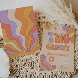 Twee Groovy Uitnodiging | Uitnodiging voor Groovy 