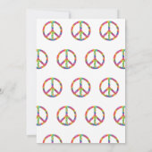 Twee Groovy Verjaardag Retro Regenboog Tie Dye Hip Kaart (Achterkant)