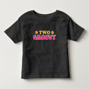 Twee Groovy Verjaardag T-Shirt