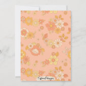 Twee groovy verjaardagsuitnodiging kaart (Achterkant)