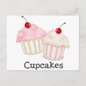 Twee grote cupcakes briefkaart (Voorkant)