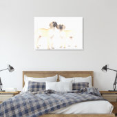 Twee Grote Denen Canvas Afdruk (Insitu (Slaapkamer))