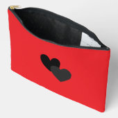 Twee grote harten etui (Open)