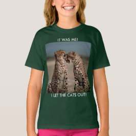 Twee grote katten t-shirt