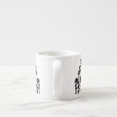 Twee Guard Dog Monogram Espresso Kop (Achterkant)