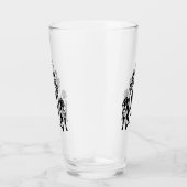 Twee Guard Dog Monogram Glas (Rechts)